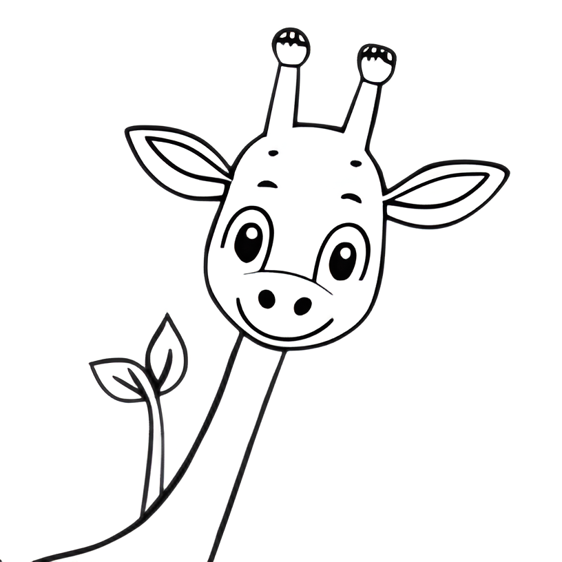 Jirafa Sonrriendo